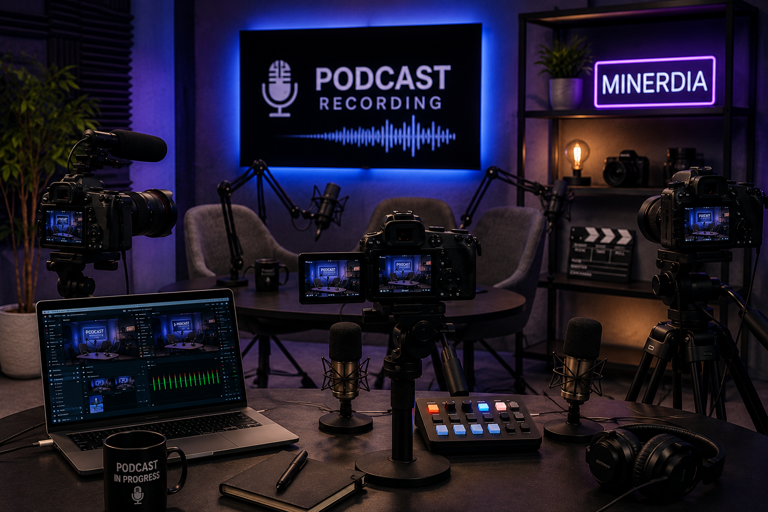 Multi Camera Podcast Recording